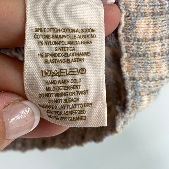 FREE PEOPLE boho knit crop top #JJ05 - Picture 5 of 6